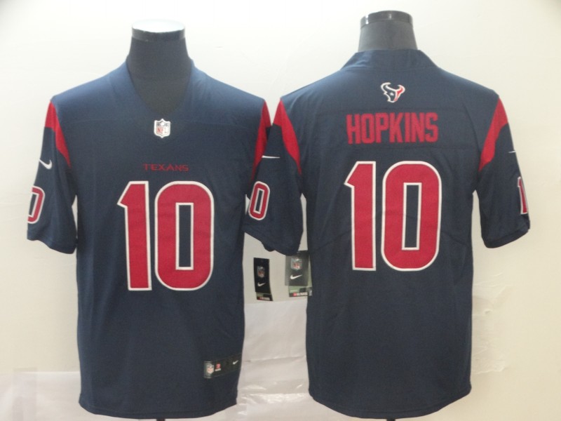 Men's Houston Texans #10 DeAndre Hopkins 2019 Navy Blue Color Rush Limited Stitched NFL Jersey